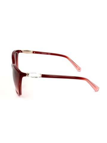 Swarovski Damskie okulary przeciwsłoneczne w kolorze czerwonym