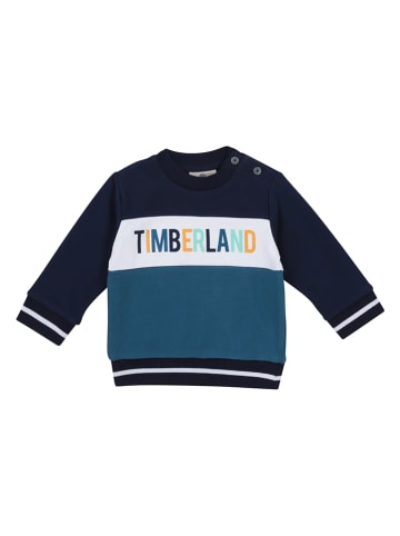 Timberland Sweatshirt in Blau/ Dunkelblau