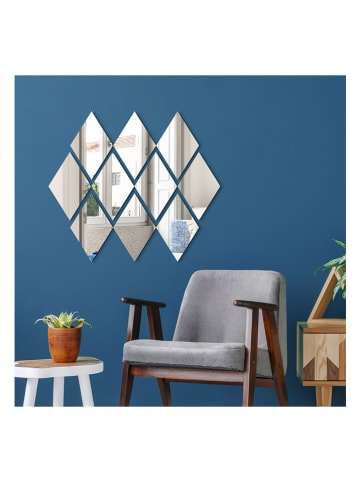Ambiance Naklejka-lustro "Hexagons diamond"