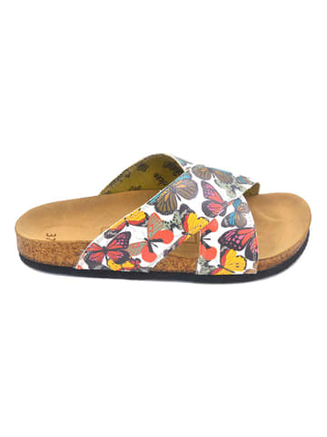 Calceo Slippers wit/meerkleurig