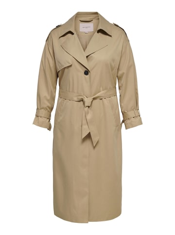 ONLY Carmakoma Trenchcoat "Carchloe" in Beige
