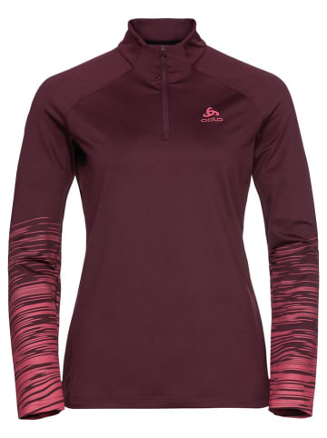 Odlo Fleecepullover "Sesvenna" in Bordeaux