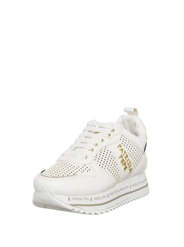 Patrizia Pepe Sneakers in Gold/ Creme
