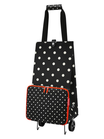 Reisenthel Boodschappentrolley zwart/wit - (B)29 x (H)66 x (D)27 cm