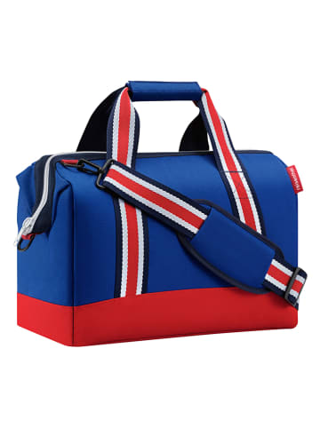 Reisenthel Weekendtas "Allrounder M" blauw/rood - (B)40 x (H)33,5 x (D)24 cm