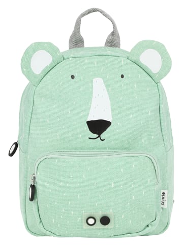 TRIXIE Rucksack "Mr. Polar Bear" in Grün - (B)23 x (H)31 x (T)10 cm