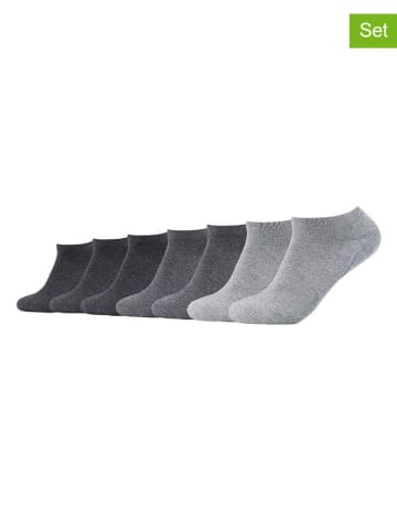 camano 7er-Set: Socken in Grau/ Anthrazit