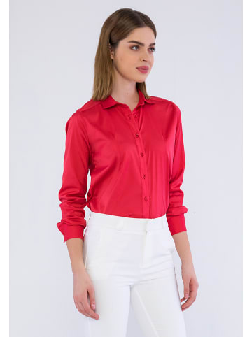 Basics & More Koszula w kolorze czerwonym