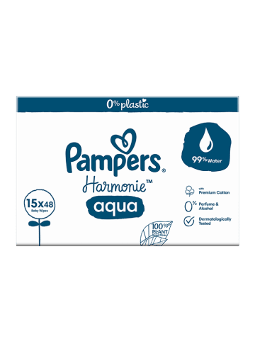 Pampers Chusteczki nawilżające (720 szt.) "Harmonie Aqua"