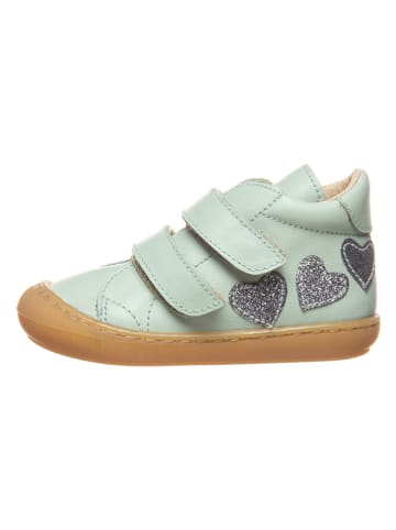 kmins Leren sneakers turquoise