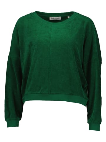 Marc O'Polo Bluza w kolorze zielonym