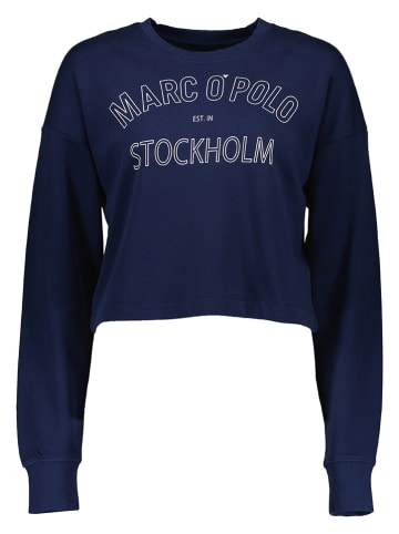 Marc O'Polo Sweatshirt donkerblauw