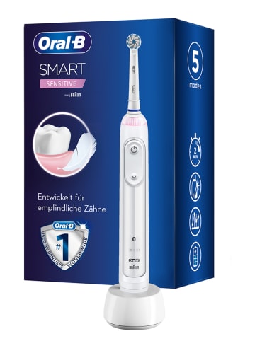 Oral-B Elektrische Zahnbürste "Oral-B Smart Sensitive" in Weiß