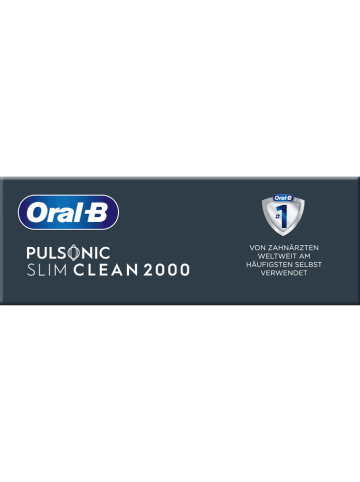 Oral-B Schallzahnbürste "Oral-B Pulsonic Slim Clean 2000" in Schwarz