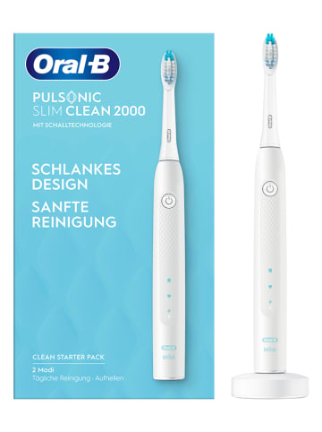 Oral-B Schallzahnbürste "Oral-B Pulsonic Slim Clean 2000" in Weiß