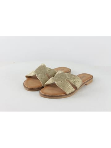 Sixth Sens Pantoletten in Gold