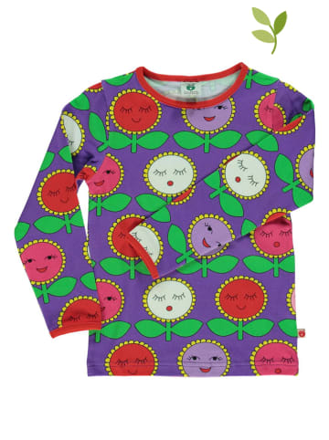 Småfolk Longsleeve "Flowers" in Bunt