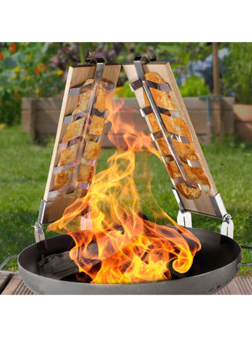 Chefware 2-delige set: visbraders lichtbruin - (L)55 x (B)16,5 cm