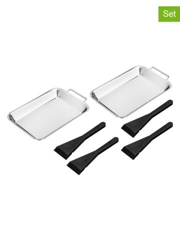 Chefware Patelnie grillowe (2 szt.) - 18 x 13 cm
