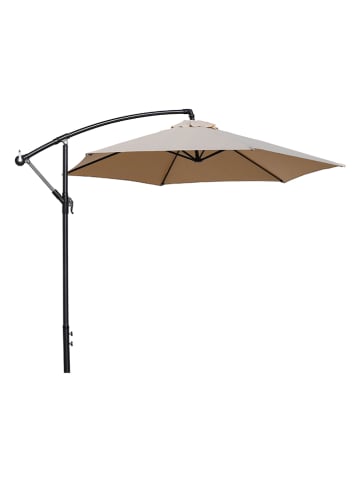 Garden Hero Ampelschirm in Beige - (H)250 x Ø 300 cm