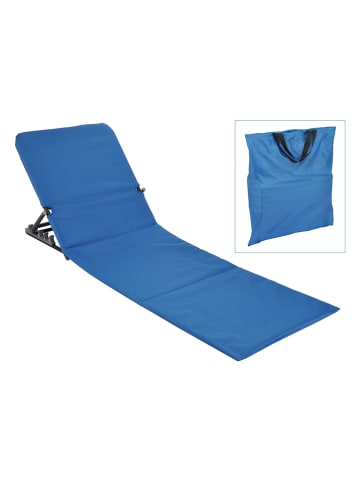 Nature Fellow Strandliege in Blau - (B)47 x (H)52 x (T)145 cm