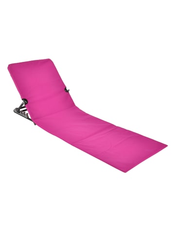 Profigarden Leżak plażowy w kolorze różowym - 47 x 52 x 145 cm