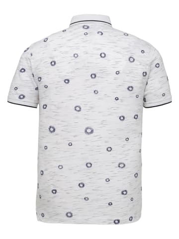 CAST IRON Koszulka polo w kolorze granatowo-białym