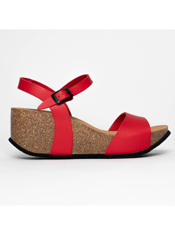 Blue Bay Sleehaksandalen "Poivre" rood