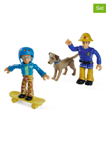 Feuerwehrmann Sam 2-delige speelfigurenset "Brandweerman" (verrassingsproduct) - vanaf 3 jaar