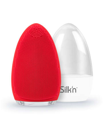 Silk'n Silikon-Gesichtsbürste "Bright" in Rot