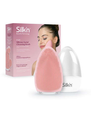 Silk'n Silikon-Gesichtsbürste "Bright" in Rosa