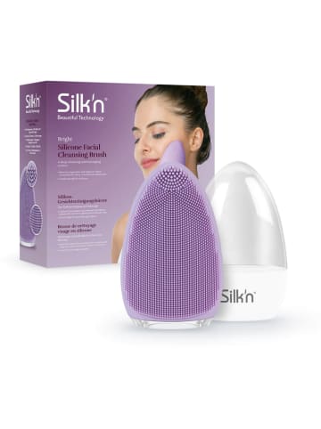 Silk'n Silikon-Gesichtsbürste "Bright" in Lila