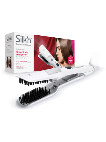 Silk'n Szczotka prostująca "GoBrush Mist" w kolorze białym do włosów
