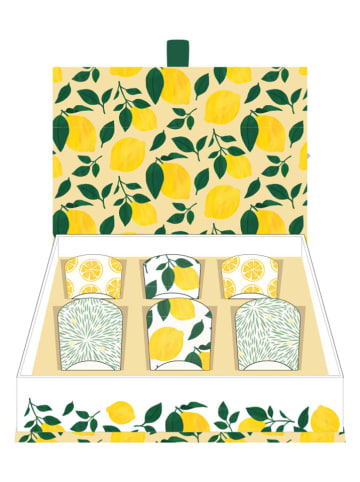 Garden Spirit 6-delige set: geurkaarsen geel - 6x 90 g