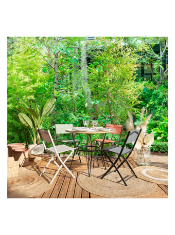 Garden Spirit 4-delige set: tuinstoelen "Elba" groen - (B)52,5 x (H)79,5 x (D)45,5 cm