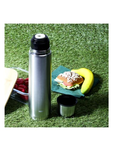 COOK CONCEPT Trinkflasche in Silber - 1 l