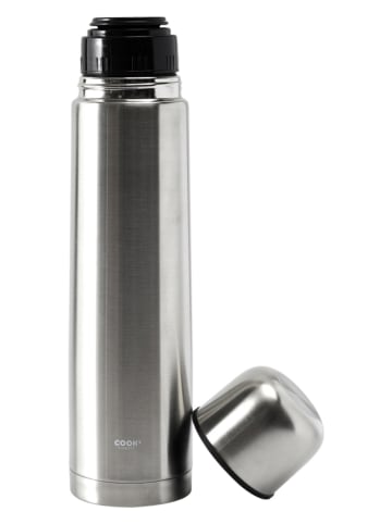 COOK CONCEPT Trinkflasche in Silber - 1 l