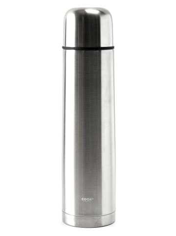 COOK CONCEPT Trinkflasche in Silber - 1 l