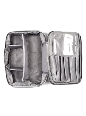 Garden Spirit Kosmetiktasche in Grau - (B)26 x (H)19 x (T)8,5 cm