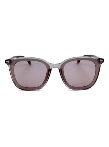 Hugo Boss Męskie okulary przeciwsłoneczne w kolorze szaro-jasnobrązowym