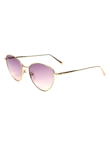 Longchamp Damskie okulary przeciwsłoneczne w kolorze złoto-jasnoróżowym