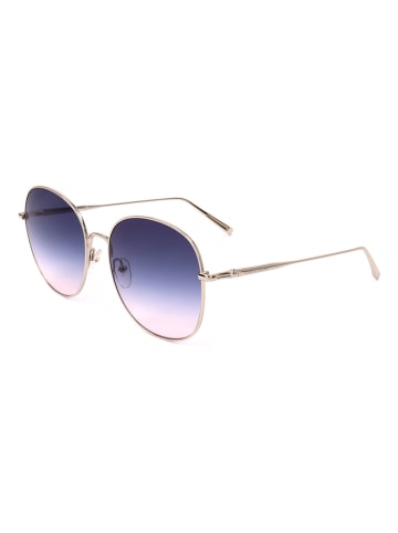 Longchamp Damen-Sonnenbrille in Gold/ Blau-Rosa