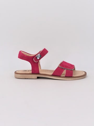 TREVIRGOLAZERO Leder-Sandalen in Pink