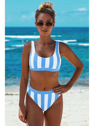 Coconut Sunwear Bikini in Hellblau/ Weiß