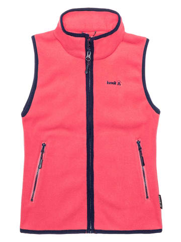 Kamik Fleece bodywarmer "Daw" koraalrood