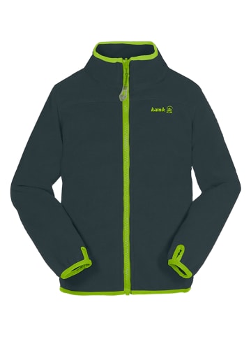 Kamik Fleece vest "Ridley" donkergroen
