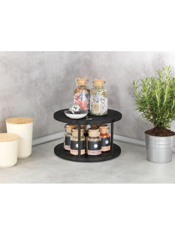 Wenko Carrousel "Duo" zwart - Ø 26,5 cm