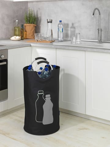 Wenko Flaschensammler "Jumbo" in Schwarz - 69 l