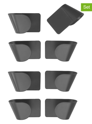 Wenko Pannendekselhouder grijs - 8 stuks