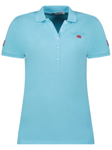 Geographical Norway Poloshirt "Kely" lichtblauw